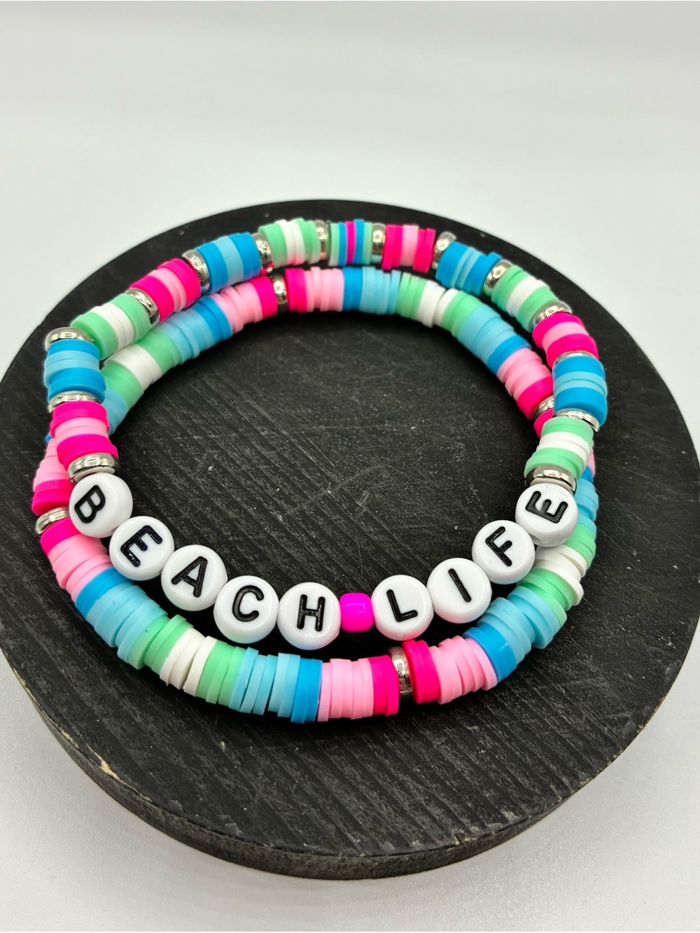 Beach Life Multicolor Stretch Beaded Bracelet Set